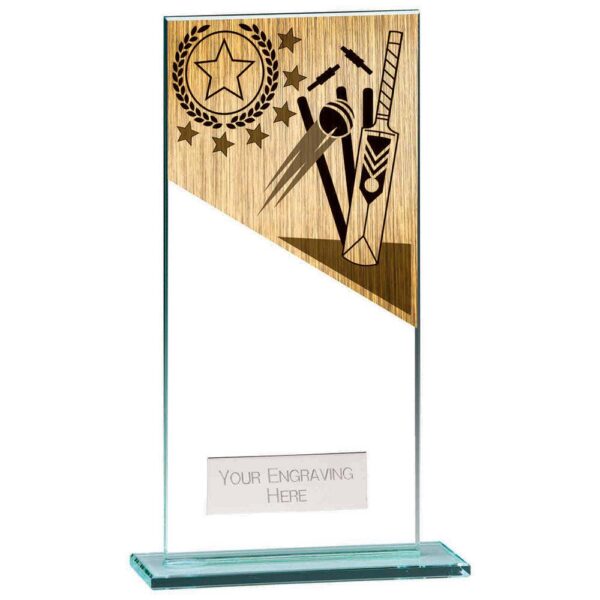 Mustang Cricket Jade Glass Award - Cornish Custom Creations