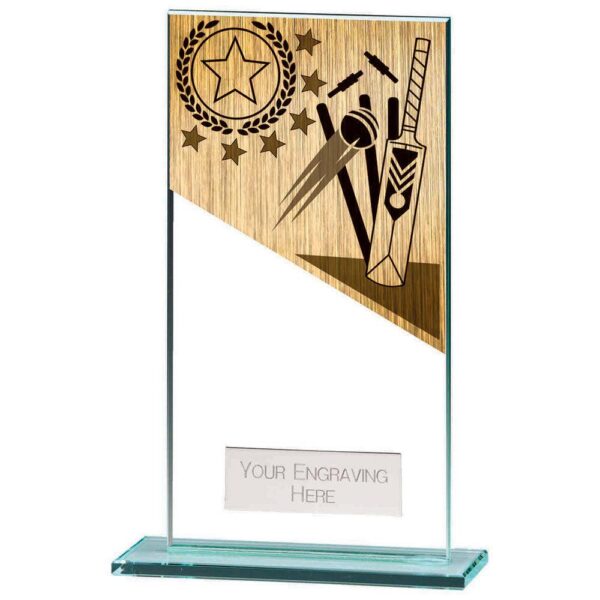 Mustang Cricket Jade Glass Award - Cornish Custom Creations