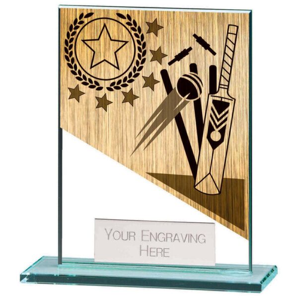 Mustang Cricket Jade Glass Award - Cornish Custom Creations