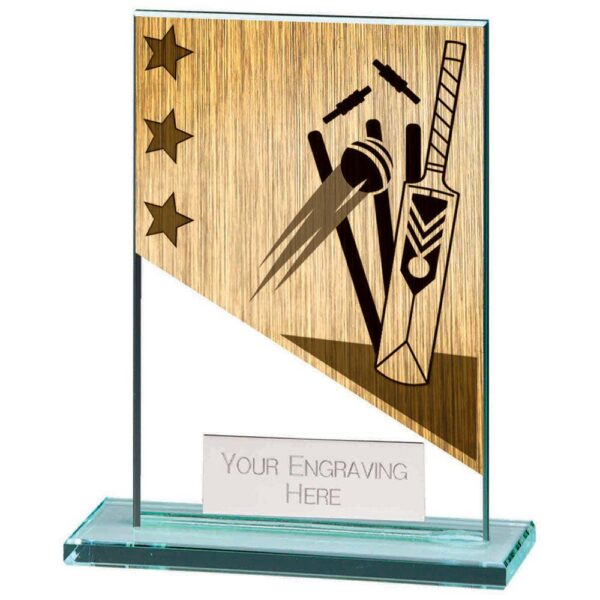 Mustang Cricket Jade Glass Award - Cornish Custom Creations