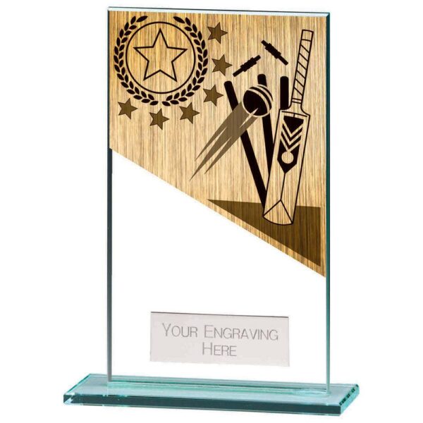 Mustang Cricket Jade Glass Award - Cornish Custom Creations