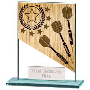 Mustang Darts Jade Glass Award - Cornish Custom Creations