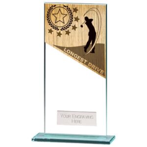 Mustang Longest Drive Jade Glass Award - Cornish Custom Creations