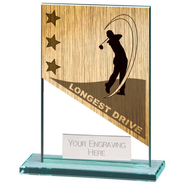 Mustang Longest Drive Jade Glass Award - Cornish Custom Creations