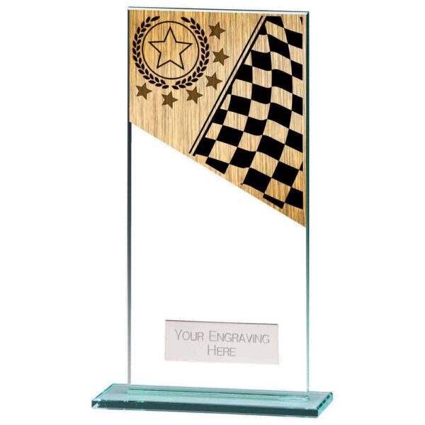 Mustang Motorsports Jade Glass Award - Cornish Custom Creations