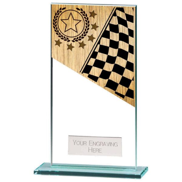 Mustang Motorsports Jade Glass Award - Cornish Custom Creations