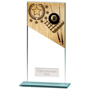Mustang Pool Jade Glass Award - Cornish Custom Creations