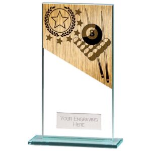Mustang Pool Jade Glass Award - Cornish Custom Creations
