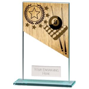 Mustang Pool Jade Glass Award - Cornish Custom Creations