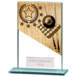 Mustang Pool Jade Glass Award - Cornish Custom Creations