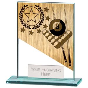 Mustang Pool Jade Glass Award - Cornish Custom Creations