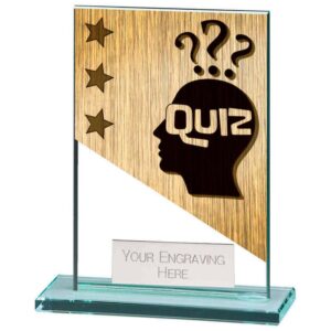 Mustang Quiz Jade Glass Award - Engrave Express