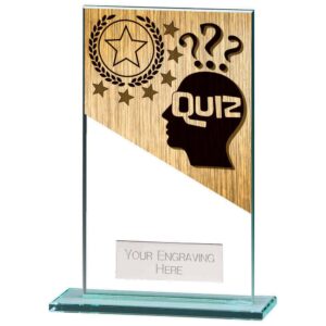 Mustang Quiz Jade Glass Award - Engrave Express