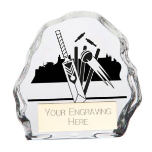 Mystique Cricket Glass Award - Cornish Custom Creations