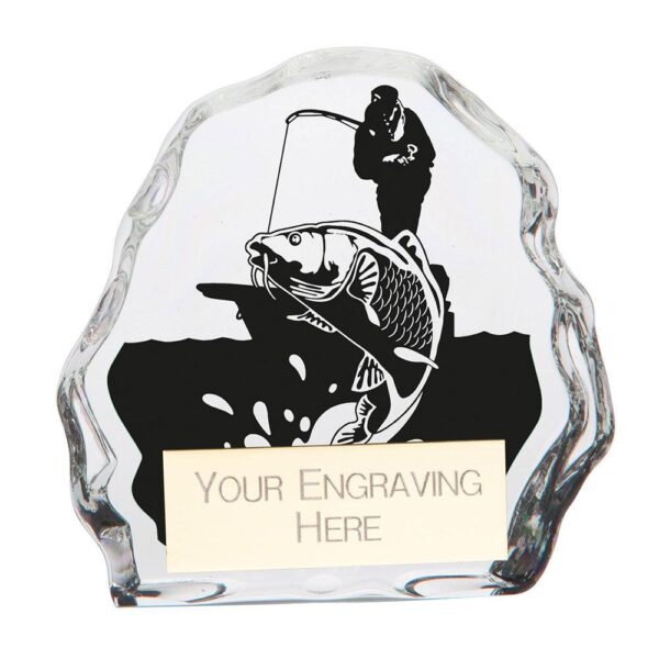 Mystique Fishing Glass Award - Cornish Custom Creations