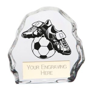 Mystique Football Glass Award - Cornish Custom Creations