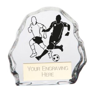 Mystique Football Male Glass Award - Cornish Custom Creations