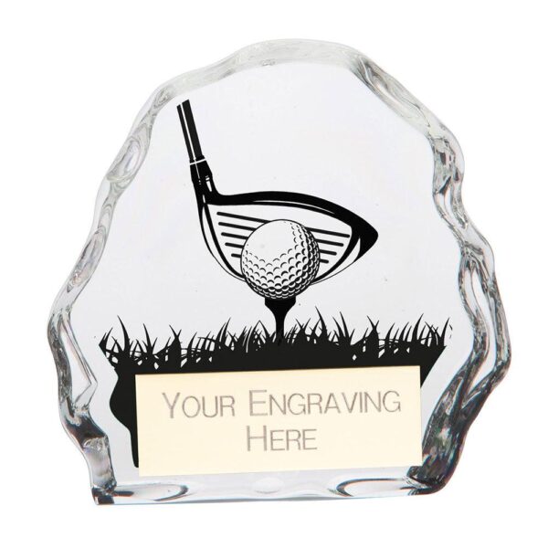 Mystique Golf Glass Award - Cornish Custom Creations