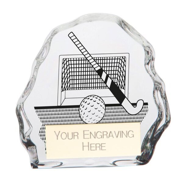 Mystique Hockey Glass Award - Engrave Express