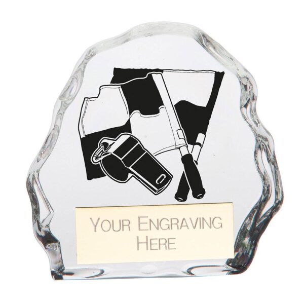 Mystique Referee Glass Award - Cornish Custom Creations