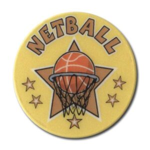 Netball Star 25mm - Cornish Custom Creations