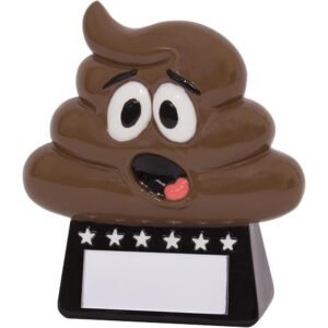 Oh Poop! Fun Award 90mm - Engrave Express