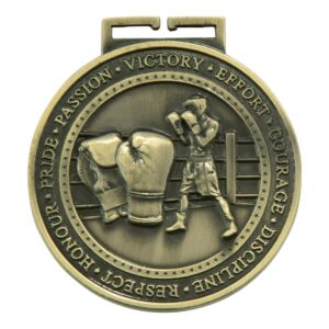 Olympia Boxing Medal Antique Gold - Cornish Custom Creations