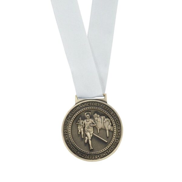 Olympia Medal Ribbon Stitched White 400 x - Cornish Custom Creations