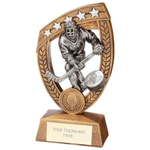 Patriot Ice hockey Resin Plaque - Engrave Express