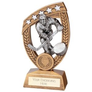 Patriot Ice hockey Resin Plaque - Engrave Express