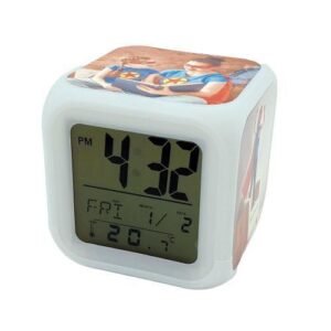 Personalised Alarm Clock With LED Lights - Cornish Custom Creations