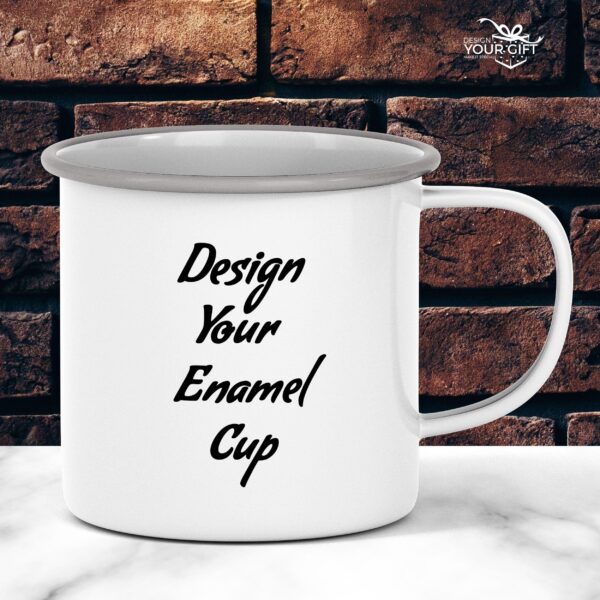 Personalised Enamel Mug - Cornish Custom Creations