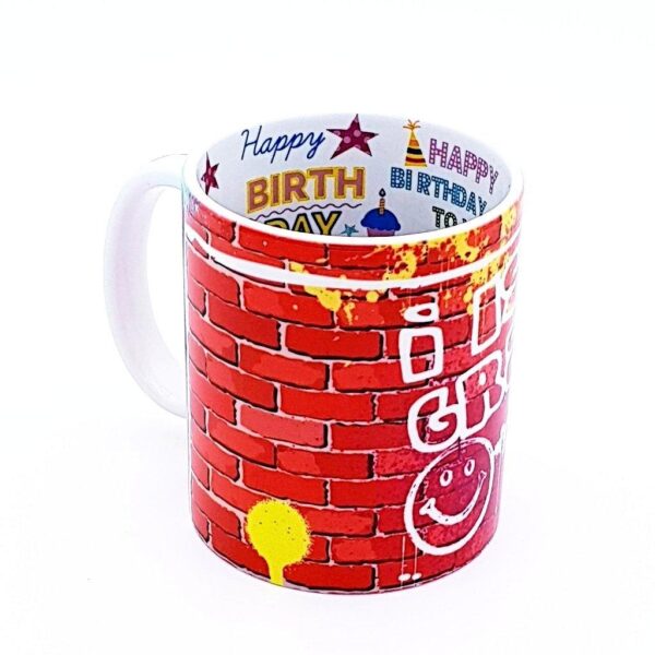 Personalised Happy Birthday Mug | Hidden Message Mug - Cornish Custom Creations