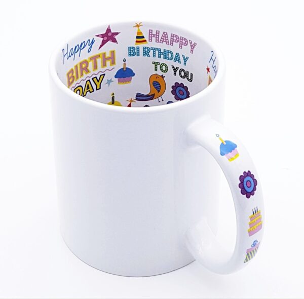 Personalised Happy Birthday Mug | Hidden Message Mug - Cornish Custom Creations