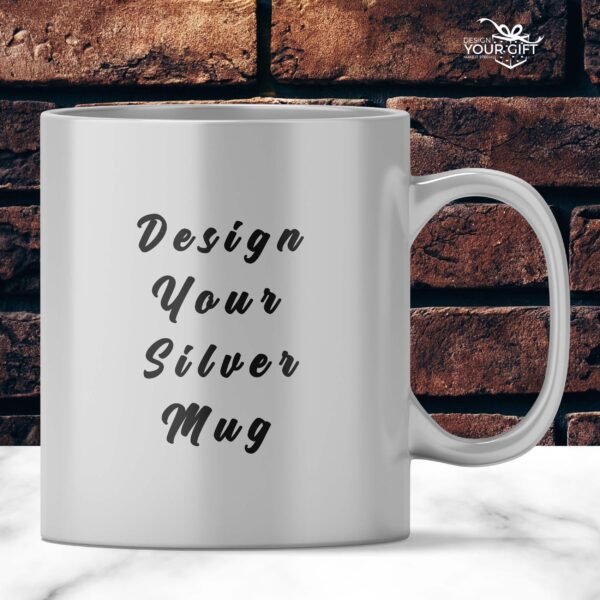 Personalised Silver Mugs | Design Your Own Mug - Cornish Custom Creations