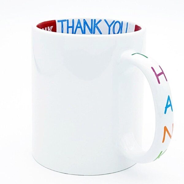 Personalised Thank you Mug | Hidden Message Mug - Cornish Custom Creations