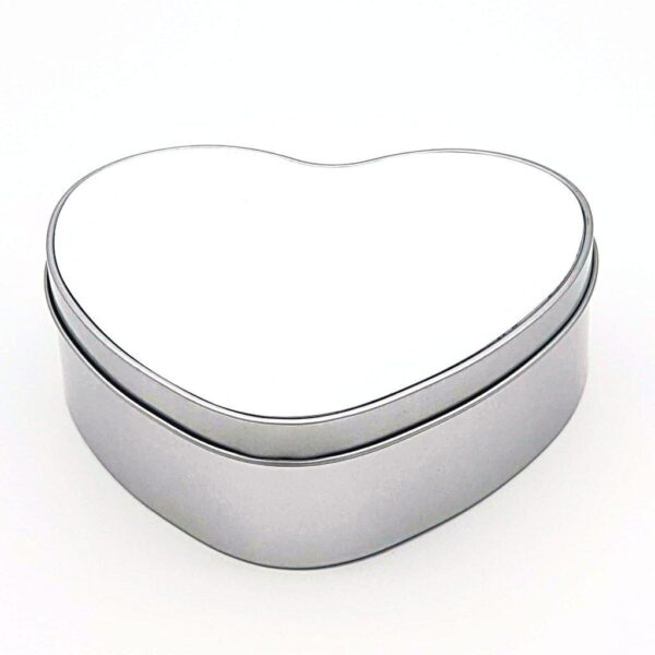 Personalised Tin - Heart Shaped - Cornish Custom Creations