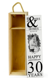 Personalised Wine Box - Cornish Custom Creations