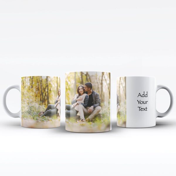 Photo and Text Mug | Personalised White Mug