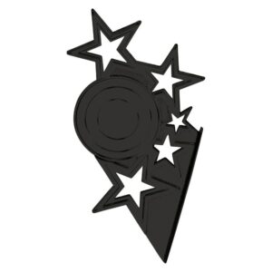 Pizzazz Plastic Trim Black - Engrave Express