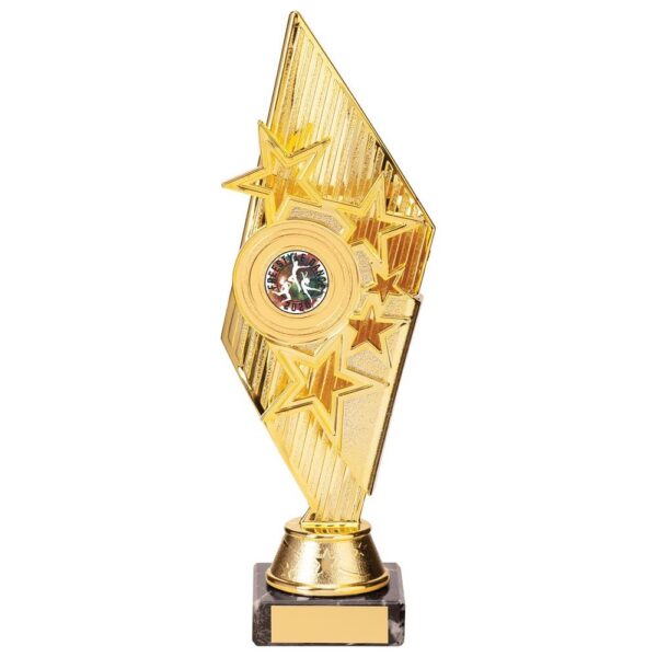 Pizzazz Plastic Trophy Gold - Cornish Custom Creations