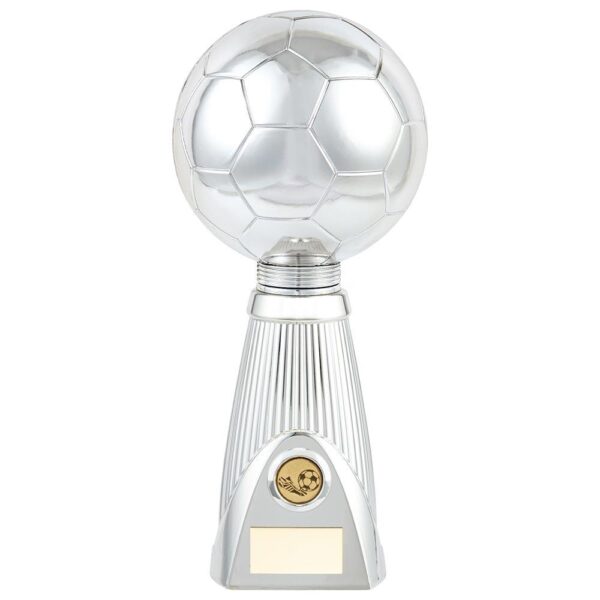 Planet Football Deluxe Rapid 2 Trophy Silver - Cornish Custom Creations