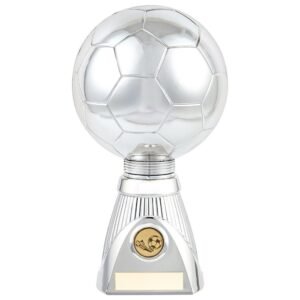 Planet Football Deluxe Rapid 2 Trophy Silver - Cornish Custom Creations