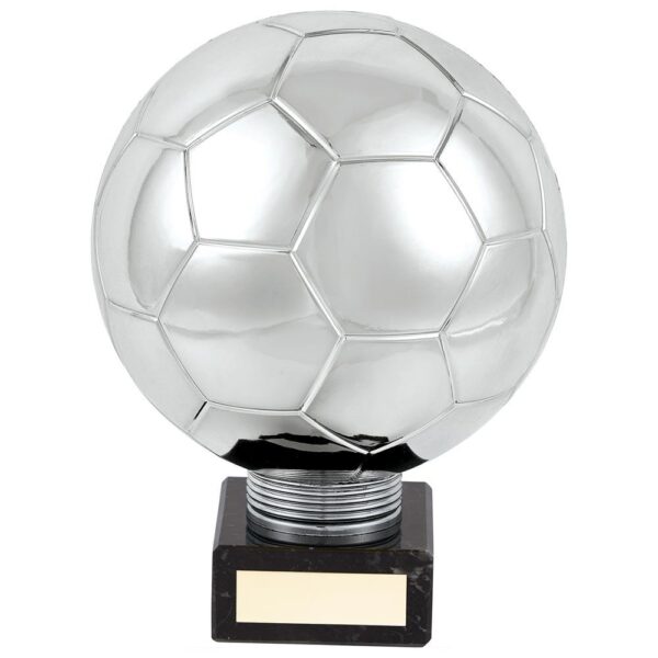 Planet Football Legend Rapid 2 Trophy Silver - Cornish Custom Creations