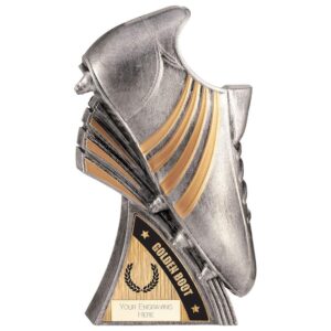 Power Boot Heavyweight Golden Boot Antique Silver - Cornish Custom Creations