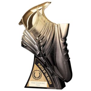 Power Boot Heavyweight Player of Match Gold to Black - Cornish Custom Creations
