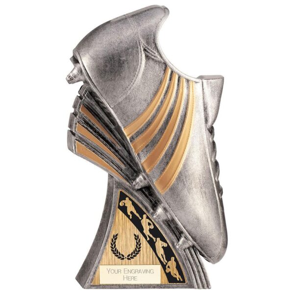 Power Boot Heavyweight Rugby Award Antique Silver - Cornish Custom Creations