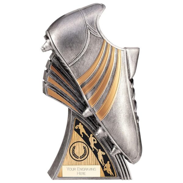 Power Boot Heavyweight Rugby Award Antique Silver - Cornish Custom Creations