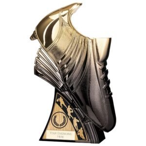 Power Boot Heavyweight Rugby Award Gold to Black - Cornish Custom Creations