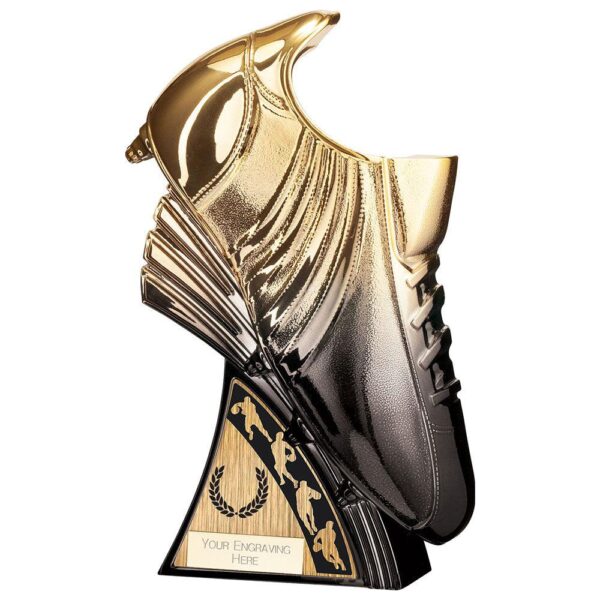 Power Boot Heavyweight Rugby Award Gold to Black - Cornish Custom Creations